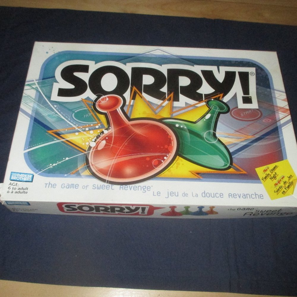 Sorry! Board Game Complete (Parker Brothers, 2003)